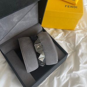 FENDI Women’s Black Stainless Steel Watch
